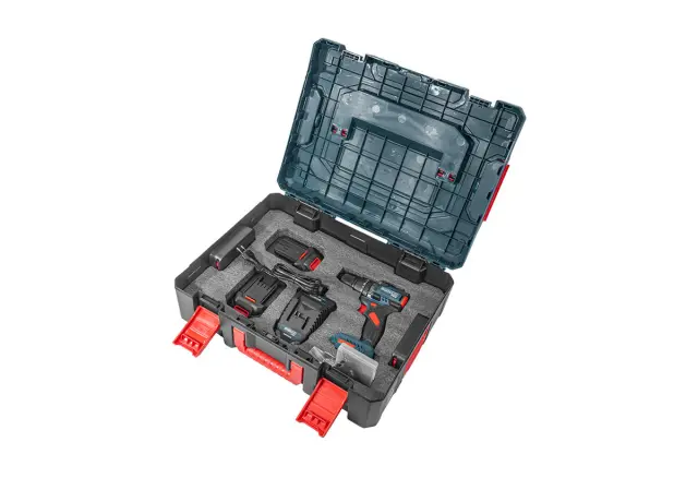 Bormann Pro BBP5401X22CA - Κρουστικό Δραπανοκατσάβιδο Compact Brushless 20V με 2 Μπαταρίες 2Ah (2x2Ah) + Φορτιστή σε Βαλίτσα (083238) 2