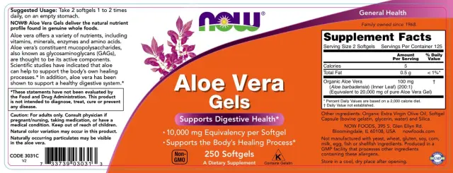 Now Foods Aloe Vera 10,000 2