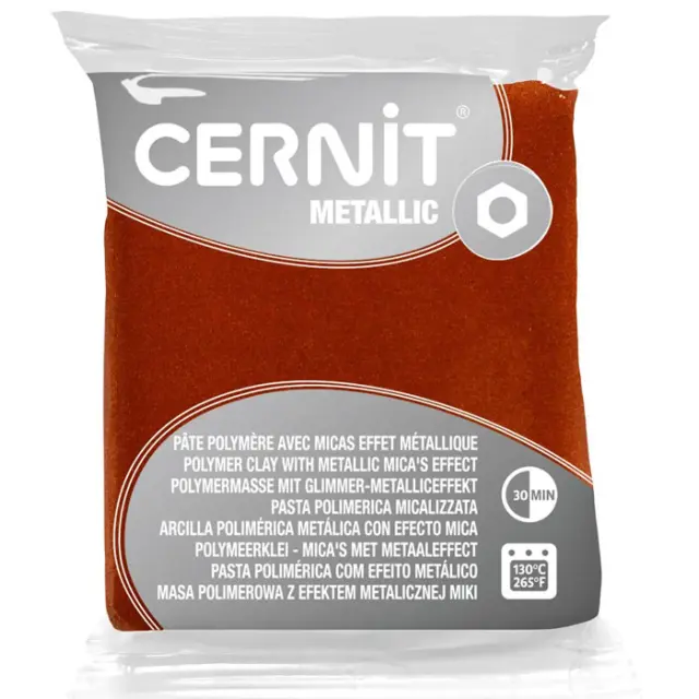 Πολυμερικός Πηλός Cernit Metallic No058 - Bronze - 56gr