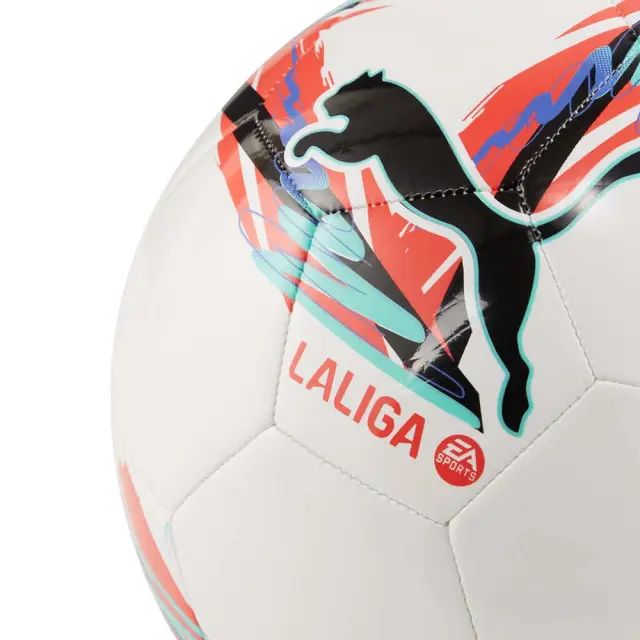 Puma Orbita La Liga Size 5 Foot Ball Άσπρο - Κόκκινο 084288-01 (Puma) - 5 3