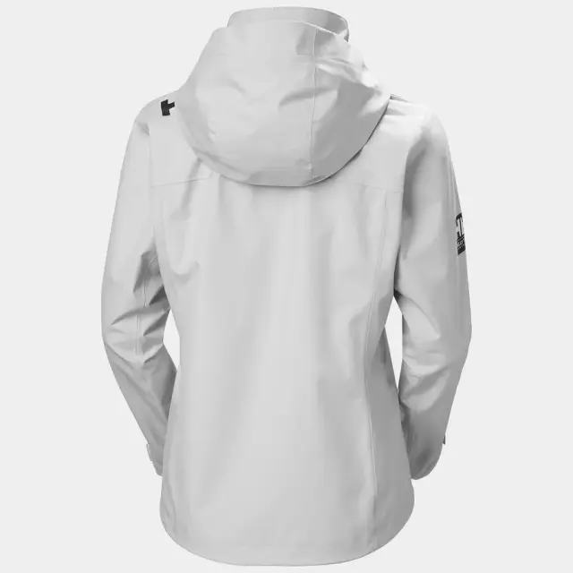 Helly Hansen Crew Hooded Sailing Jacket 2.0 Grey Fog Μπουφάν Γυναικείο Καλοκαιρινό - S 2