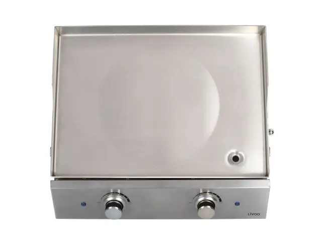 Ηλεκτρική Ψησταριά plancha Livoo DOC302 με ισχύ 2800W, ρυθμιζόμενο θερμοστάτη και επιφάνεια ψησίματος 51x36cm DOC302 3
