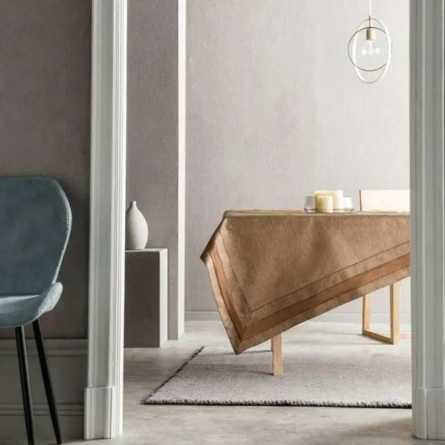 ΤΡΑΠΕΖΟΜΑΝΤΗΛΟ ANTICO 135X135 PINK GOFIS HOME