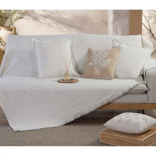 Ριχτάρι Διθέσιου Nef-Nef Zebra Ecru 170x250