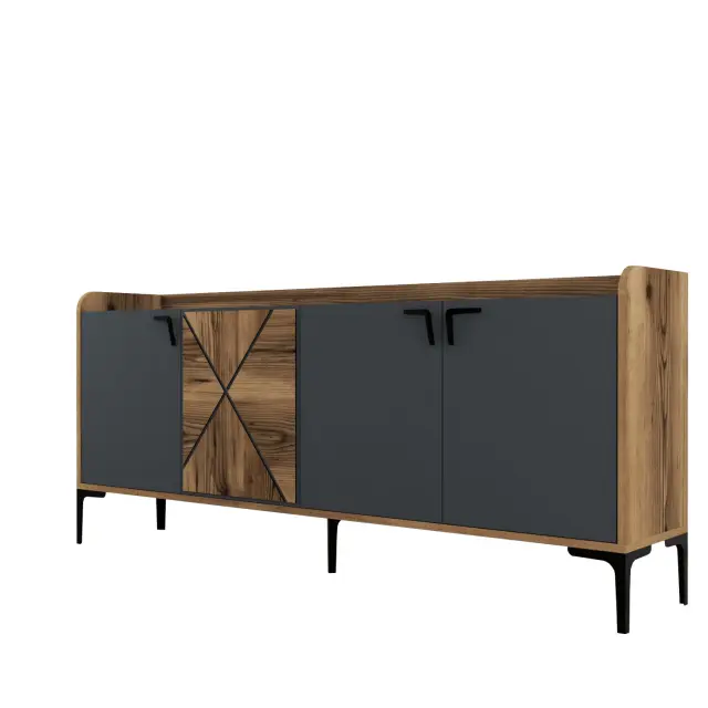 ΜΠΟΥΦΕΣ ΜΕΛΑΜΙΝΗΣ ΚΑΡΥΔΙ ΚΑΙ ΑΝΘΡΑΚΙ 180x35x78Yεκ. FB99433.01
