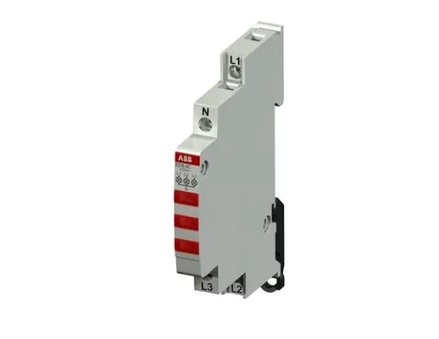 Λυχνία ράγας Led τριπλή κόκκινη E219-3C ABB 47664