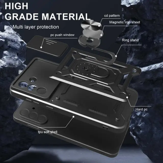 Techsuit® CamShield Series Θήκη για Samsung Galaxy A56/A36- Black 2