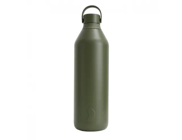 Μπουκάλι Θερμός Series 3 Chilly's με χωρητικότητα 1000ml και διατήρηση θερμοκρασίας 23h ζεστό / 60h κρύο - Cargo Green22834