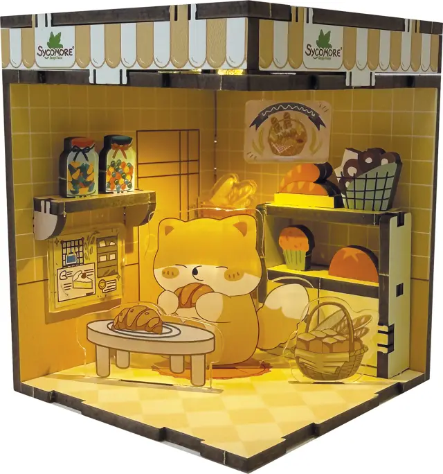 Sycomore Κατασκευή 3D Δωματίου με Φωτισμό / Chibi Box (4 σχέδια) Dog