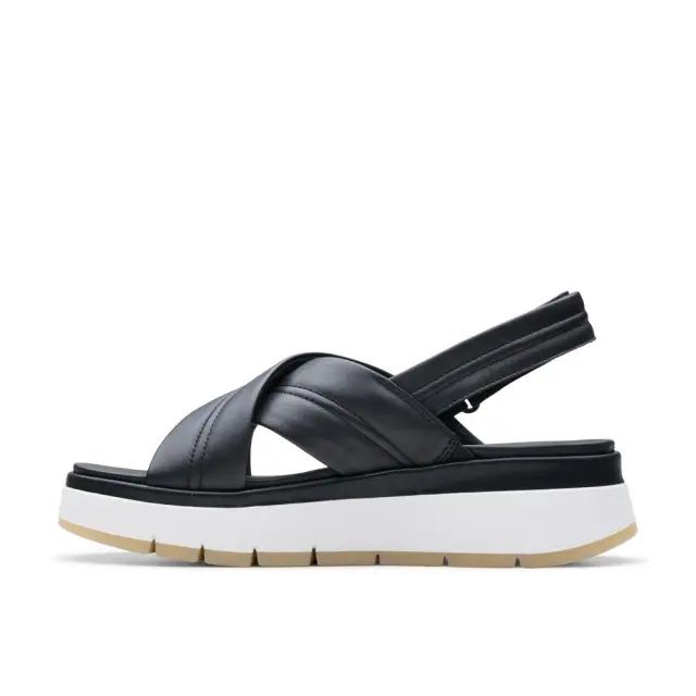 Clarks Tuscan Cross Black Black Leather - 38 2