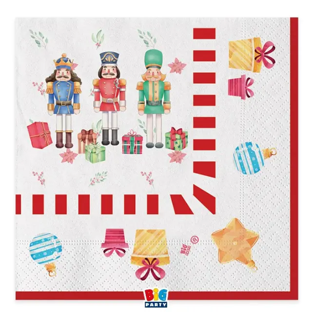 Χαρτοπετσέτες Φαγητού Καρυοθραύστης - Nutcracker / 20 τμχ