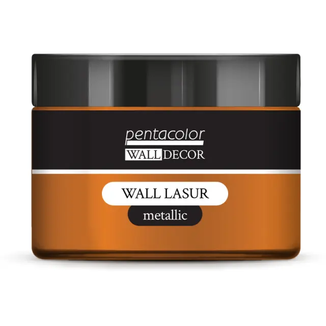 Wall Lasur μεταλλικό Pentart, Yellow Copper, 150ml
