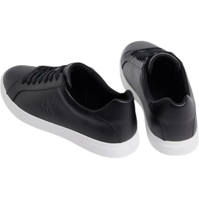 Ανδρικά Δερμάτινα Sneakers Calvin Klein HM0HM02123-BEH Μαύρα Μαύρο - 41 3