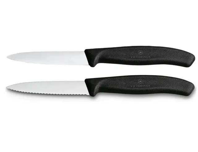 Σετ Μαχαίρια Γενικής Χρήσης Victorinox Swiss Classic με μήκος λεπίδας 8cm - Black - 2 τεμάχια6.7693.2 3