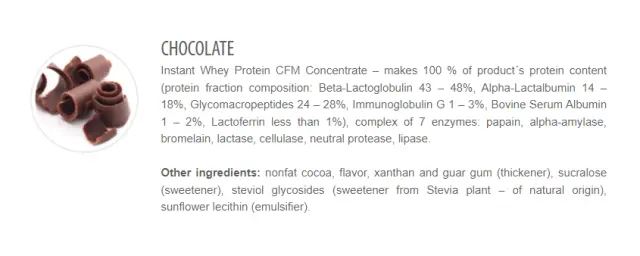 Extrifit CFM Instant Whey 80 chocolate, 1000-g 3