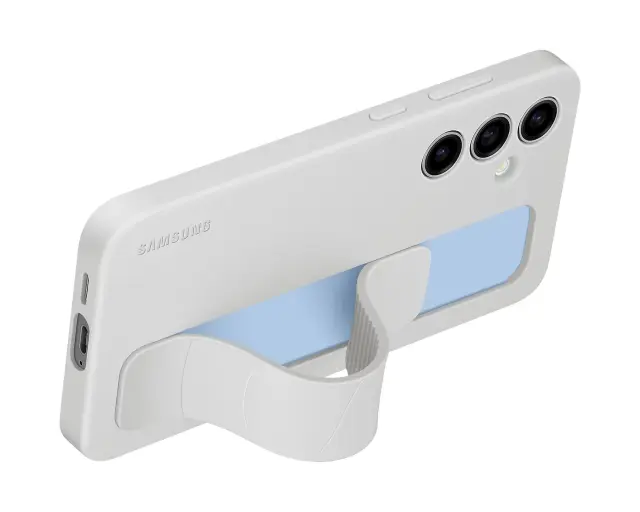 EF-GS721CJE Samsung Standing Grip Cover for Galaxy S24 FE Gray (Damage Package) 3