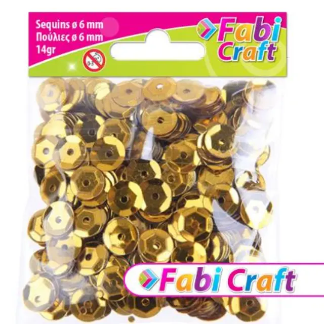 Πούλιες Fabi 6mm 14gr Χρυσό