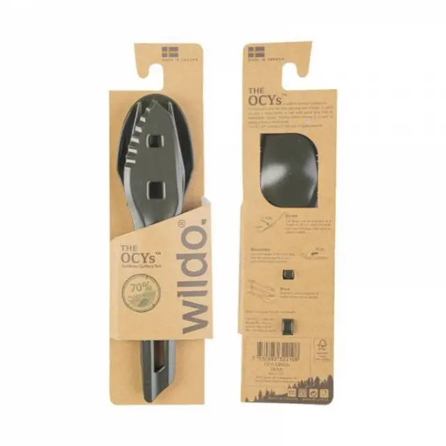 Mil-Tec The OCYS (Outdoor Cutlery Set) Wildo Olive-Σετ Κουταλομαχαιροπίρουνα Χακί - 06-Χακί-Olive Green 2