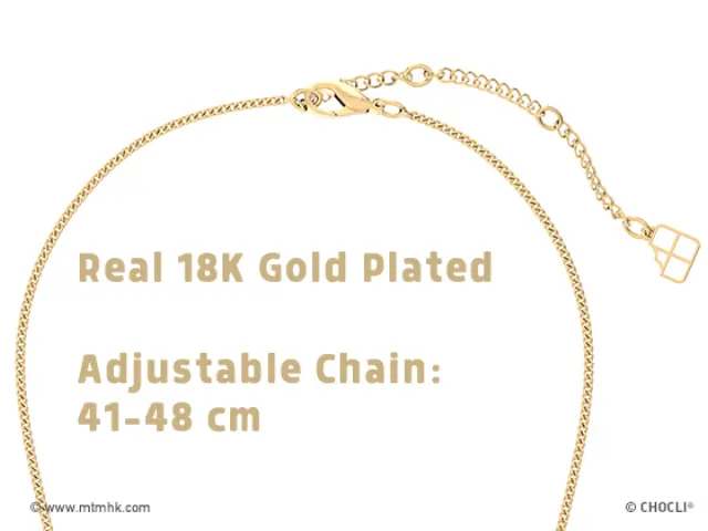 Chocli Επίχρυσο Κολιέ 18k: Ιππόκαμπος (Sea horse) 3