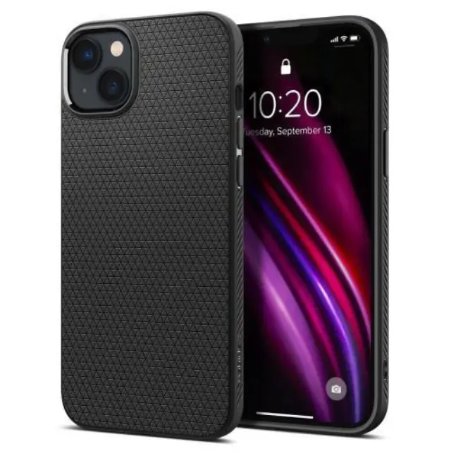 Θήκη Soft TPU Spigen Apple iPhone 14 Liquid Air Μαύρο N59514