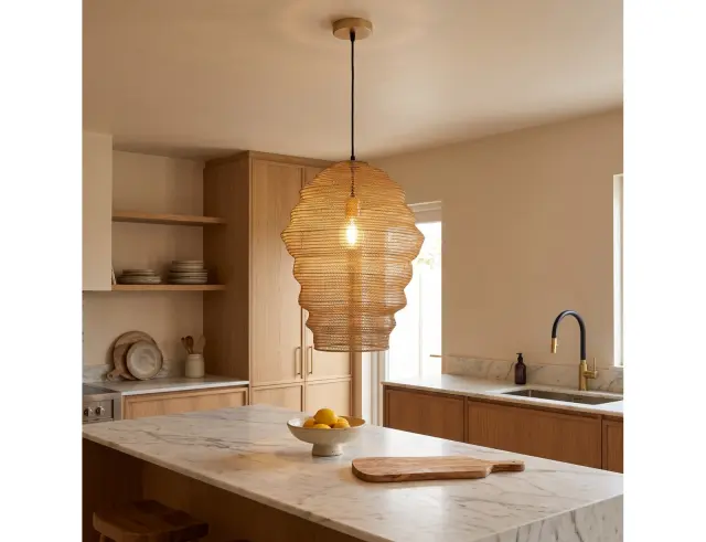 Φωτιστικό Οροφής Miko PTMD Luxury Living Μονόφωτο, με λαμπτήρα E27 και διαστάσεις 33x33x50cm - Gold 123088