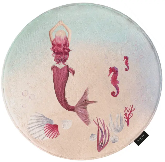 ΠΑΙΔΙΚΟ ΧΑΛΙ ΣΤΡΟΓΓΥΛΟ (Δ.100CM) SOFTY MERMAID SAINT CLAIR
