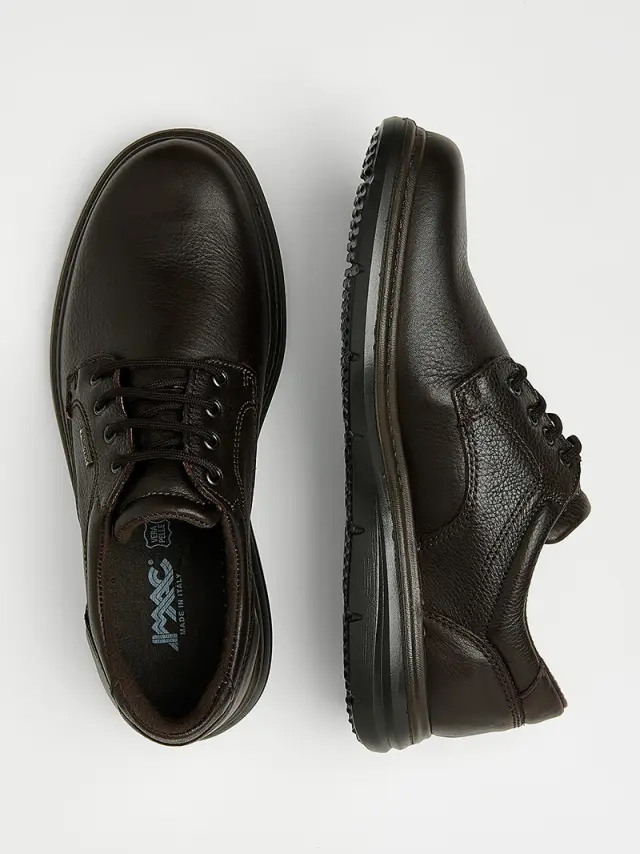 Imac Sneakers Ανδρικό δέρμα Καφέ IMA/451239 NAPPA/CASTAGNO 3
