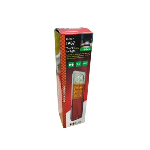 Πίσω Φανάρι LED IP67 για Φορτηγό – 12V/24V, 3 σε 1 Φλας, Στοπ, Όπισθεν - Truck Rear LED Taillight 0287001 3