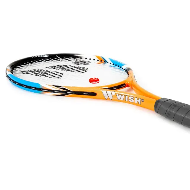 Wish Adult Alumtec Muscle Wave 2577 Tennis Racket Πορτοκαλί 42035 (Eldico Sport) - One Size 3