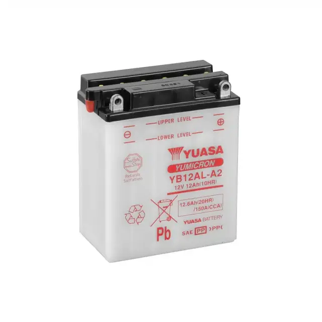 Μπαταρία Μοτοσυκλέτας YUASA YB12AL-A2 12V 12Ah