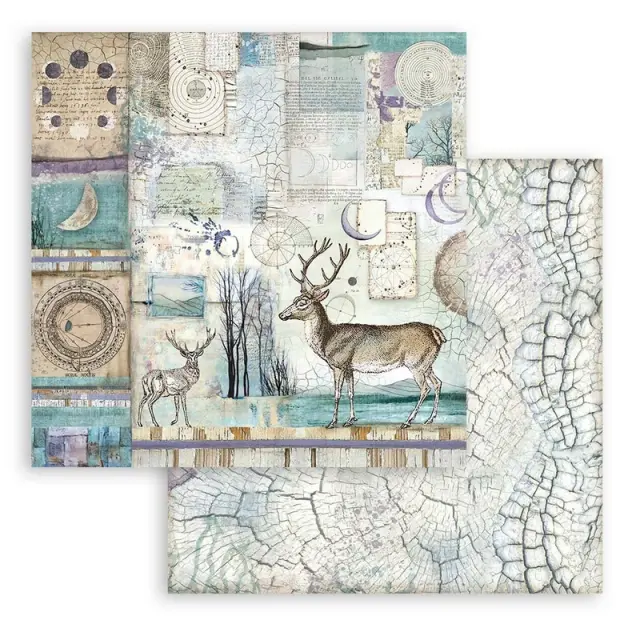 Χαρτιά scrapbooking Stamperia 10τεμ, 30.5x30.5cm, Cosmos Infinity 3