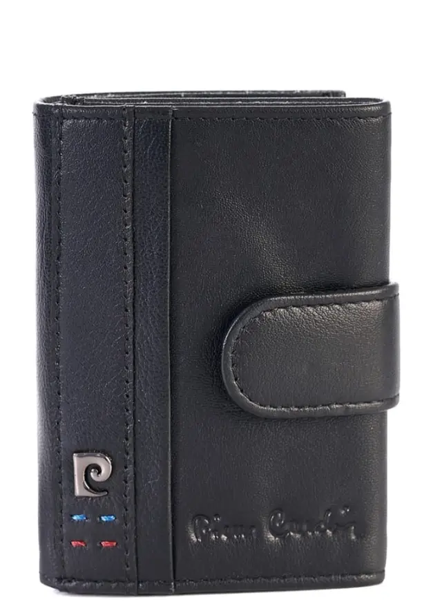 Δερμάτινο Πορτοφόλι Pierre Cardin, μαύρο , tilak156 2422