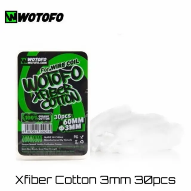Xfiber Cotton 3mm (30τμχ) - Wotofo