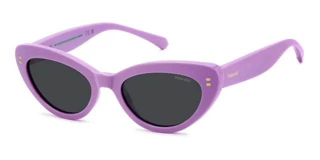 Polaroid 4-7 Ετών Παιδικά Γυαλιά Ηλίου Polarized Μωβ PLD 8068/S B3V/M9