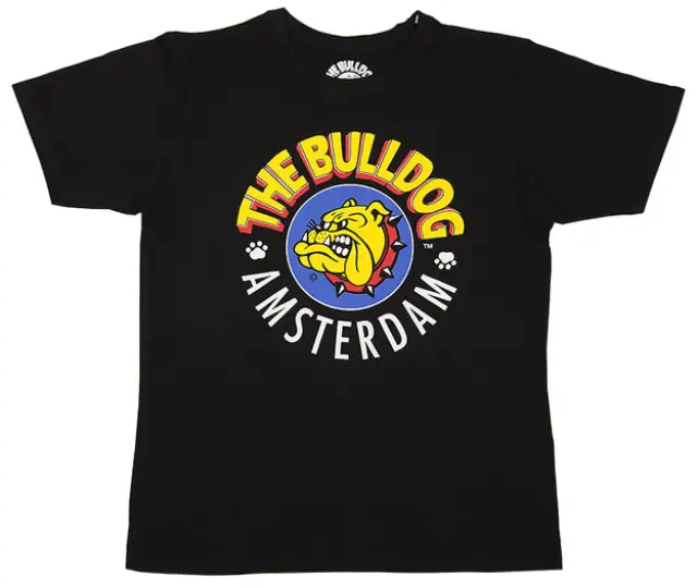 The Bulldog Amsterdam Μπλουζάκι Original T-shirt Black - XXLarge