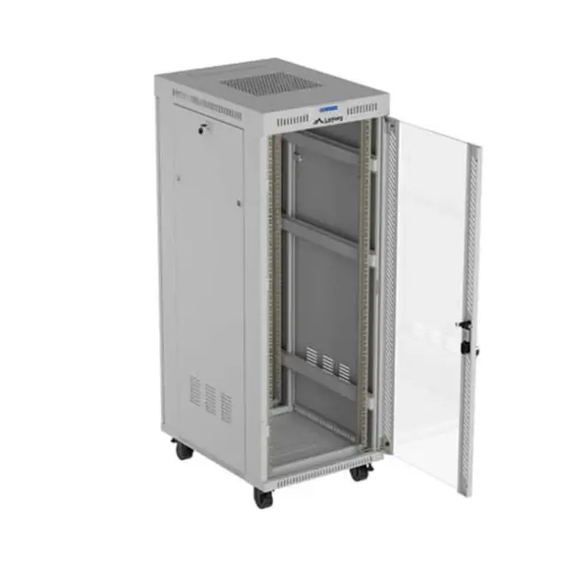 Lanberg Καμπίνα Rack 19" 32U 600X800 Gray LCD V2 (FF01-6832-12SL)