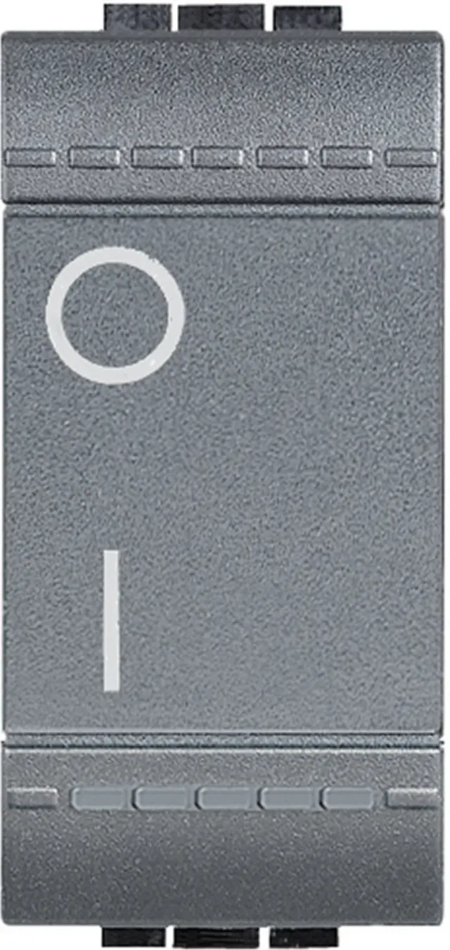 LL - 1 way switch 2P 16A 1m anthracite