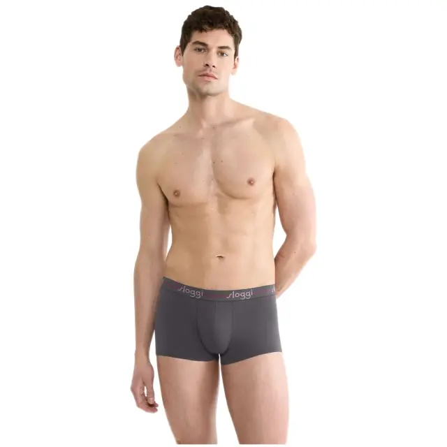 Sloggi Ανδρικό Boxer Start Hipster Box - Διπλό Πακέτο, Χρώμα Black Combination 3
