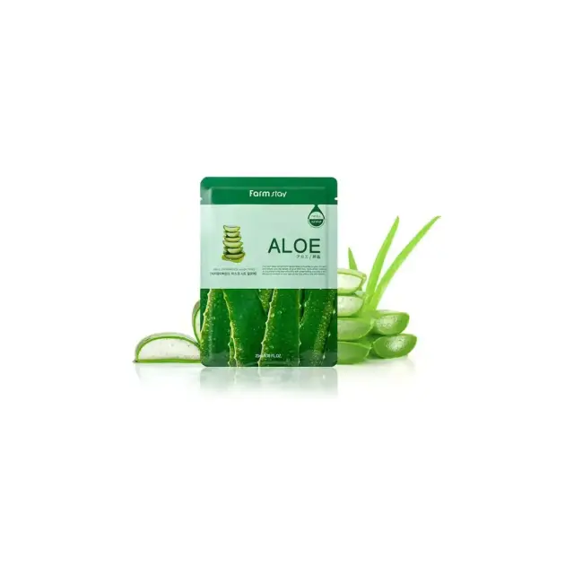 Farmstay Visible Difference Mask Sheet Aloe Ενυδατική Μάσκα Προσώπου, 1τμχ