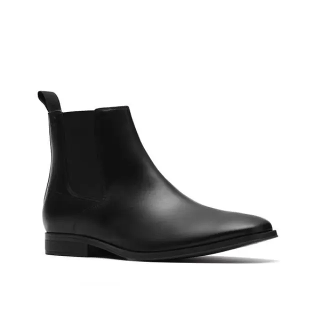 Clarks Paulton Easy Black Black Leather - 40 3