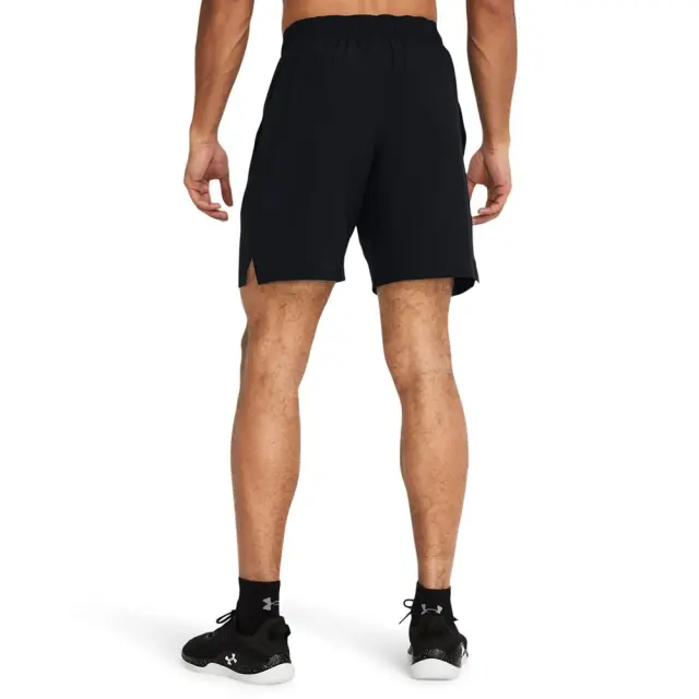 Under Armour Woven Shorts (1383356-002) - Μαύρο-Κίτρινο - S 2