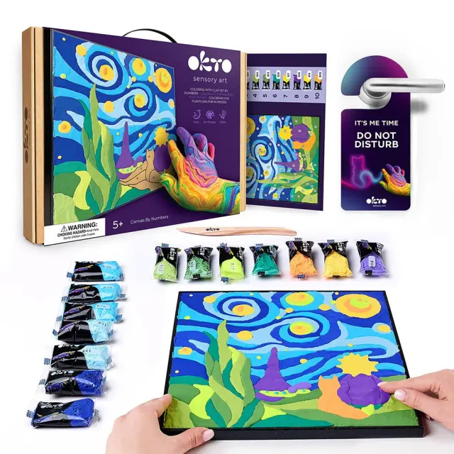 Okto DIY Sensory Σετ Ζωγραφικής 3D με Πηλό Μικρός Πρίγκιπας Έναστρος Ουρανός (5+ ετών) 20021 2