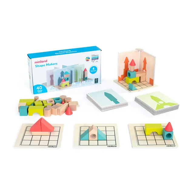 MINILAND ΠΑΙΧΝΙΔΙ ΚΑΤΑΣΚΕΥΩΝ SHAPE MAKERS