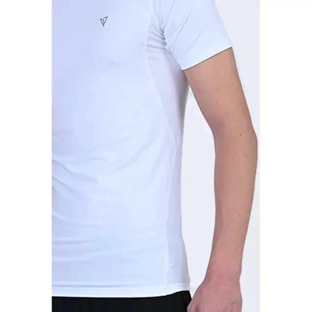 Magnetic North Compression S/S T-Shirt (50027-White) - Λευκό 2