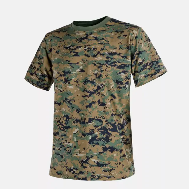 Helikon-Tex T-Shirt-Μπλούζα Κοντομάνικη για Καθημερινή Χρήση - DIGITAL WOODLAND CAMO