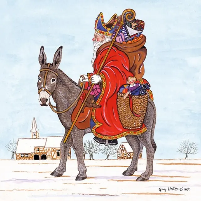Χαρτοπετσέτα για Decoupage, Saint Nicholas, 1τεμ.