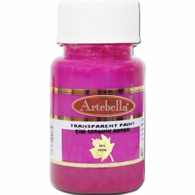 Artebella Διάφανο Σμάλτο Tile And Ceramic - 8612 Fuchsia - 50ml