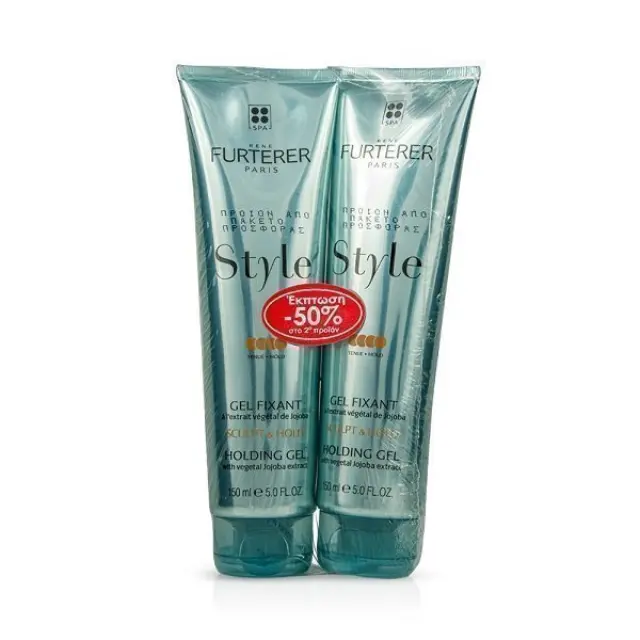 René Furterer Style Τζελ Κρατήματος (-50% στο 2ο προϊόν) 2x150ml