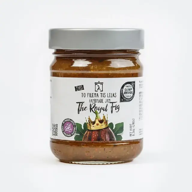 Μαρμελάδα Σύκο, The Royal Fig, Χωρίς Ζάχαρη, To Filema tis Lelas, 240γρ