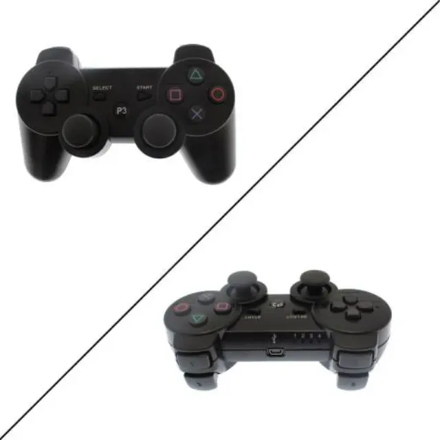 Doublemotor Ασύρματο Gamepad για PS3 μαύρο 3